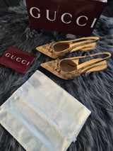 DAMES SCHOENEN Gucci Women's Slingback Pump With Horsebit