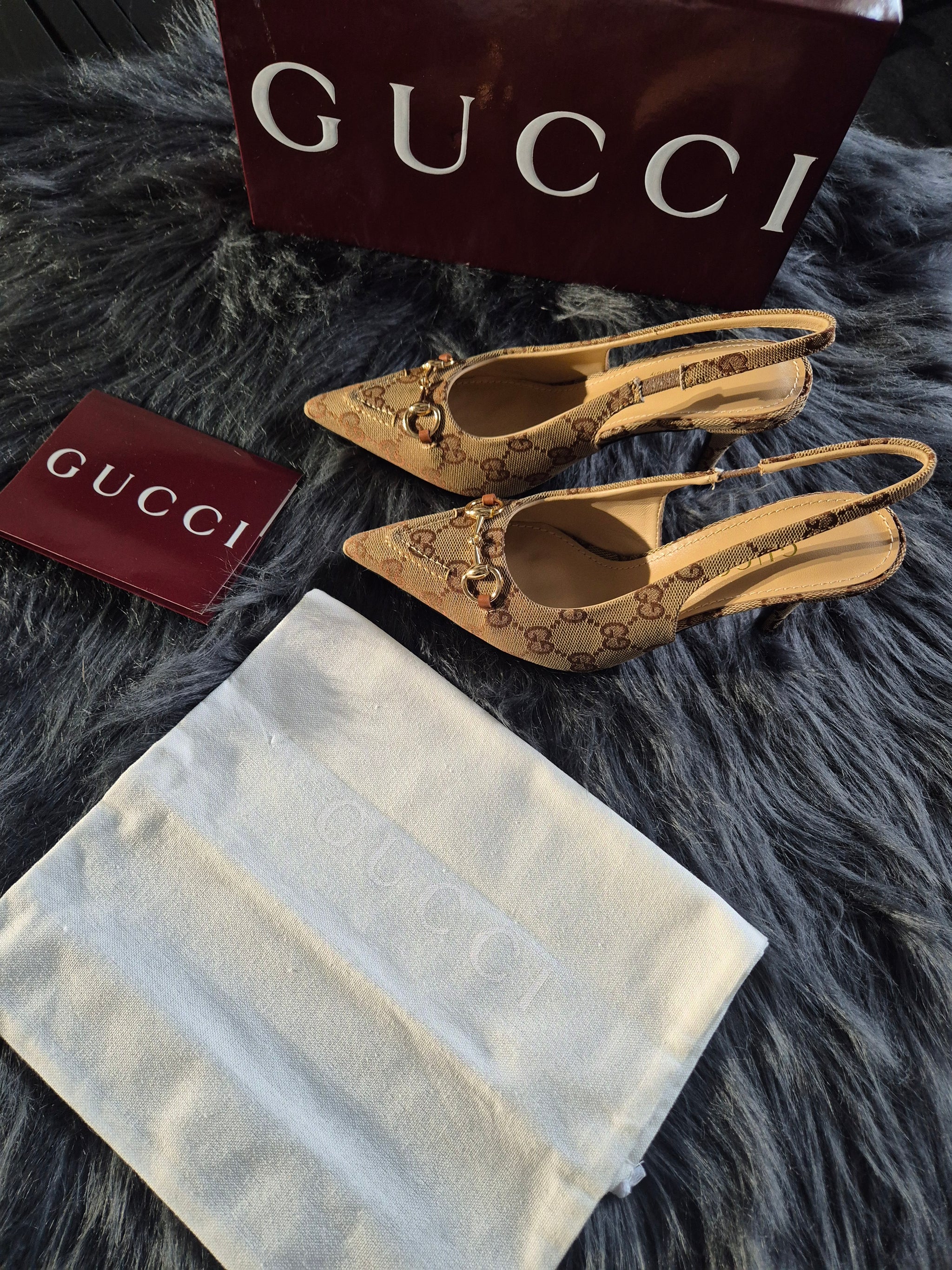 DAMES SCHOENEN Gucci Women's Slingback Pump With Horsebit