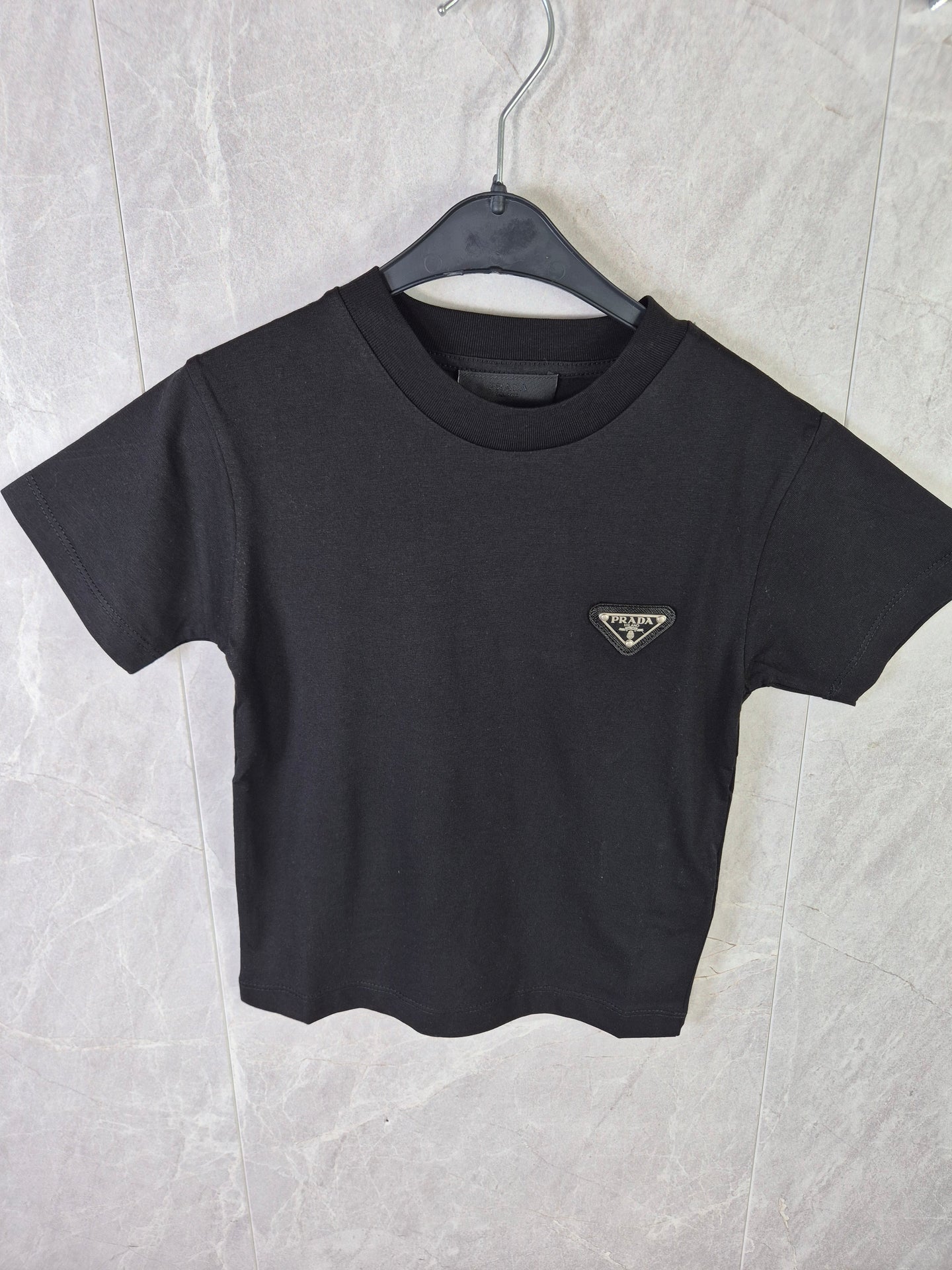 KIDS T-SHIRT PRADA BASIC ZWART