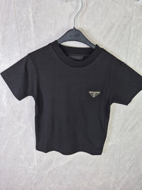 KIDS T-SHIRT PRADA BASIC ZWART