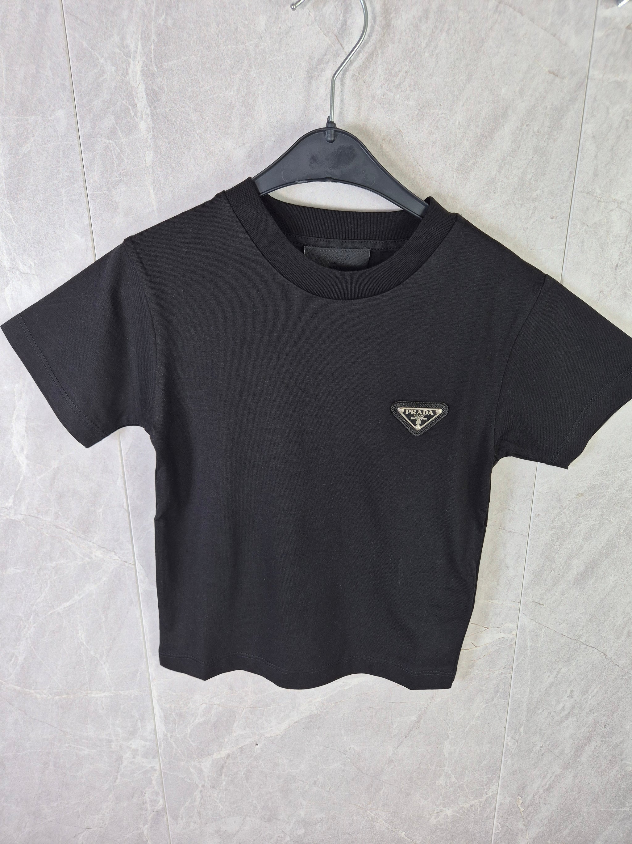 KIDS T-SHIRT PRADA BASIC ZWART