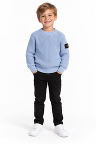 KIDS TRUIEN TRIKO STONE ISLAND LICHT BLAUW