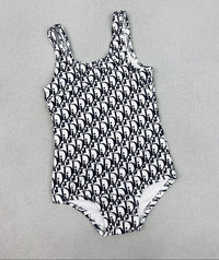 KIDS ZWEMPAKKEN DIOR ZWART/WIT